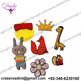 Polyester Handmade Embroidered Bullion Badges