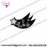 Shooting Star Bullion Wire Brooch Pin Hand Embroidery Brooch Badges Bullion Wire Fashion Jacket Embroidered Patches