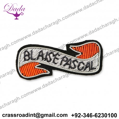 Scroll Bullion Wire Brooch