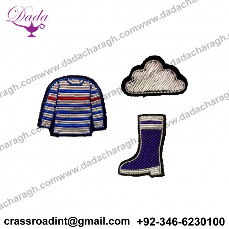 Rubber Boot  Striped Long Sleeved T Shirt Cloud