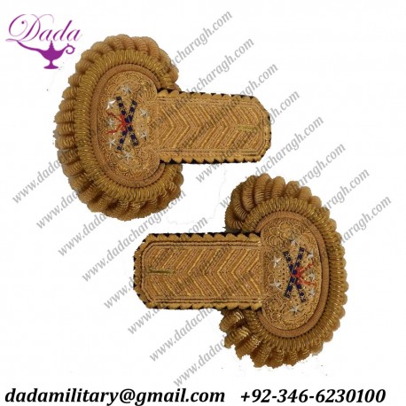 Bullion Wire Epaulettes Of General Or Marshall