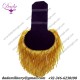 Uniform Shoulder Epaulette Black And Gold, Marching Band Epaulette, Fringe Epaulette