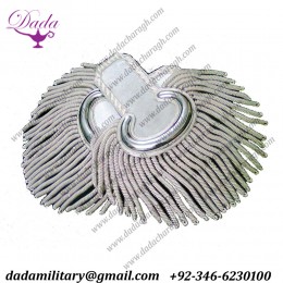 Shoulder Board  Silver Wire For Officers
