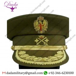 Visor Cap, Spain - Army, Infantry General Dish Cap Of Division Reproduction