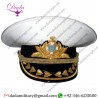 White Parade Hat Ukraine Navy Admirals Cap