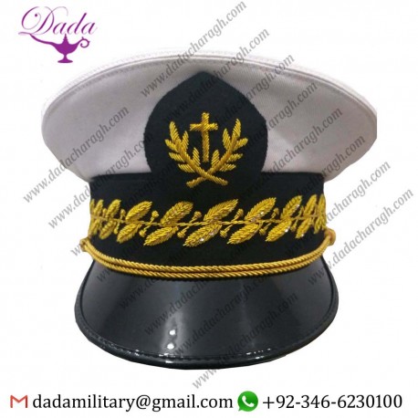 Embroidery Badge Pilot Uniform Cap