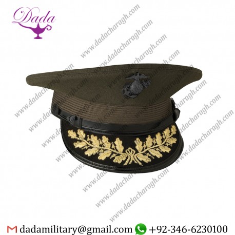 Green Cap Marine Corps General Service Cap