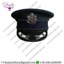 USAF Us Air Force LTC Officer Blue Dress Hat Visor Cap