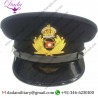 Hand Embroidery Titanic Black Officer CAPT Smith Cap With White Star Line Badge