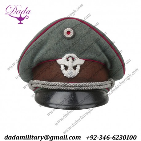 German Uniform Schutzpolizei Des Gemeinden Officer's Visor Cap