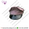 Pink Cowhide Leather Biker, peaked, muir, army, police, gay Chain Cap