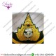 Hand Embroidery Royal Thai Navy Marine Officer Captain White Cap