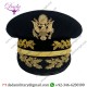 Military Cap American Army Military General Officer Class A Parade Visor Hat Cap