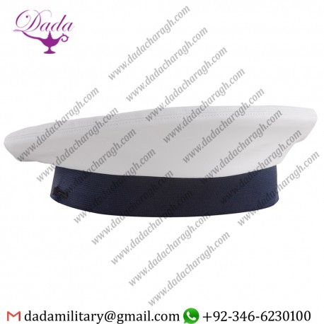 Coast Guard Cap Cover White