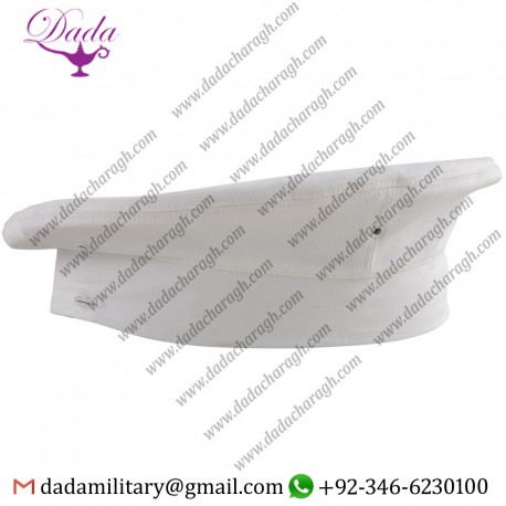 White Cap Marine Corps Enlisted White Cloth Twill Cover