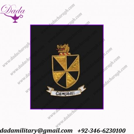 Blazer Badge Crest Hand Embroidery