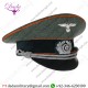 Visor Cap, German Army Officer Visor Cap - Orange Piping