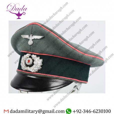 German Militaria, WWii Nazi German Officer Panzer Visor Hat