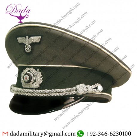 Visor Cap, German Army Infantry Officer Visor Cap
