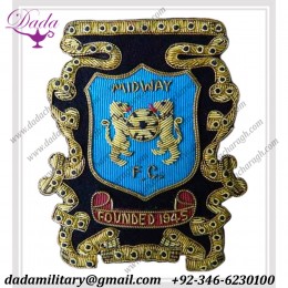Hand Embroidered Coat of Arms Blazer Badge