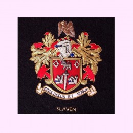 Family crest coat of arms bullion badges