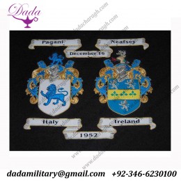 Family Crest Embroidered