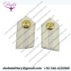 Air Force Collar Badges Gorgets White With White Russia Braid Clip On
