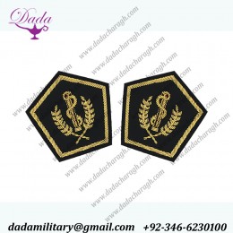 Bullion Wire Thread Ceremonial Band Gorgets