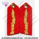General Army Rank Hand Embroidery Bullion Wire Collar Tab