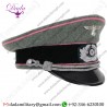 Visor Cap, German Army Officer Visor Cap - Pink Piping
