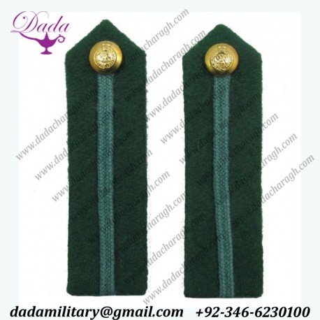 Insignia Military Army Ceremonial Band Gorgets Green Radc Gorgets No.1 Dress Large