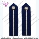 Officer Uniform Gorget Collar Patches Gorget Patch Badges Silver On Blue Large Assistant Commissioner Of Police