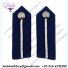Officer Uniform Gorget Collar Patches Gorget Patch Badges Silver On Blue Medium Assistant Commissioner Of Police