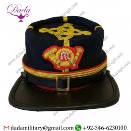 Kepi Hat Cap, American Civil War Union Marine Field Grade Officers With Badge