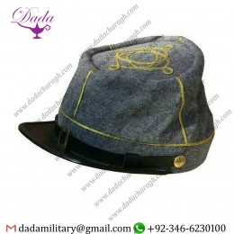 U S Civil War Cs Lieutenant Kepi Hat Cap