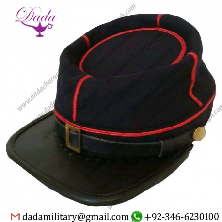 Enlisted Kepi Visor Hat Cap, American Civil War Federal Union Artillery Officers cap