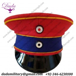 German WW1 Prussian Army Leib-grande Husaren Regiment Officers Visor Hat Cap Rep