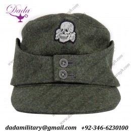 Nco M43 Fieldgray Cap, SS Cap Waffen SS Em