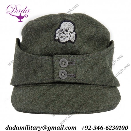 Nco M43 Fieldgray Cap, SS Cap Waffen SS Em