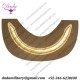 Gold Cap Peak Mylar Cap Visor