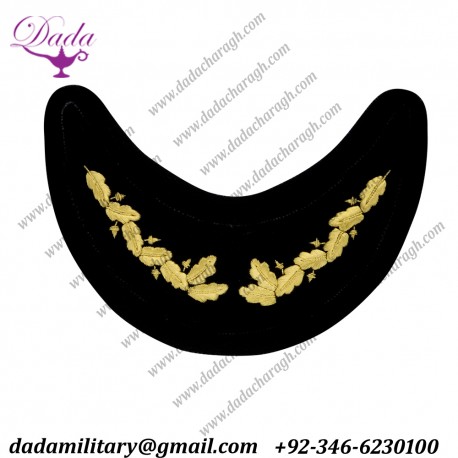 Oak Leaf  Visor Navy Captain , Commander  Gold