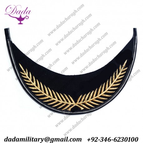 Oak Leaf  Visor One Row Embroidery Oak Leaf Peak