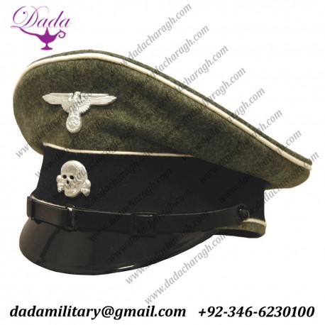 Uniform German Cap, Waffen SS EM Infantry Visor Caps