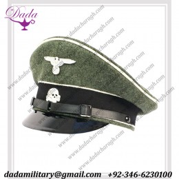 Uniform German Cap,Waffen SS Infantry NCOs Visor Cap.