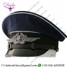 WW2 German (Fallschirmjager) Cap White Piping Cap, Luftwaffe M35 Nco Visor