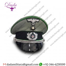 WW2 German Army Gebirgsjäger Mountain Troops Officers with Edelweiss Visor Cap