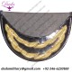 Custom Made Embroidered Hand Embroidered Decorated Peak Cap Visor, Gold Embroidery Peak Visor
