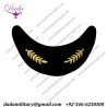 Gold Embroidered Peak Airline Gold Visor