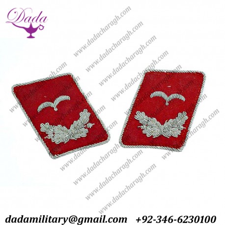 Flak Leutnant Luftwaffe Collar Tabs