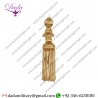 6 Inch Borlas Bullion Fringe Tassel Gold Metallic Thread